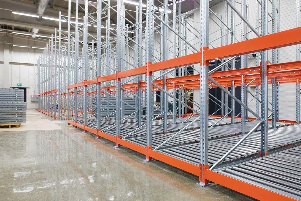 Dexion Push Back pallet racking Shelving Dexion