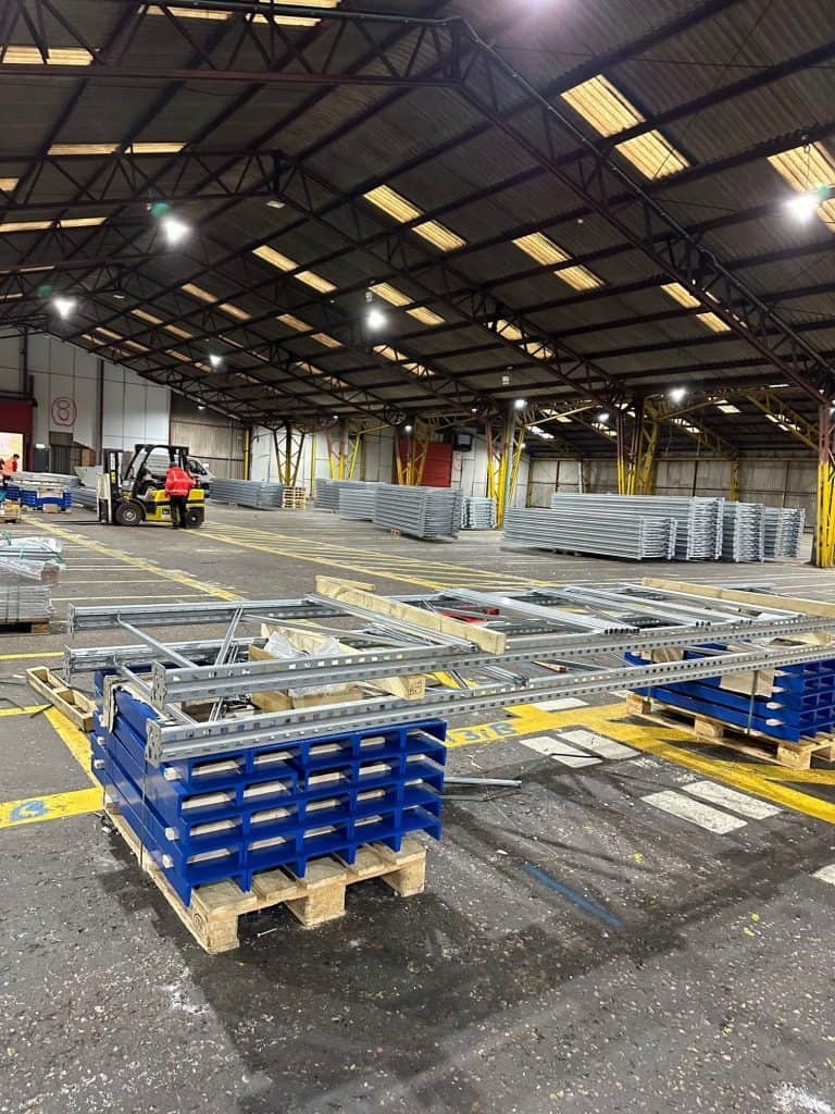 10,000 pallet location racking project completed in Kings Lynn