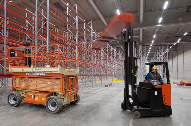Pallet racking contractor support